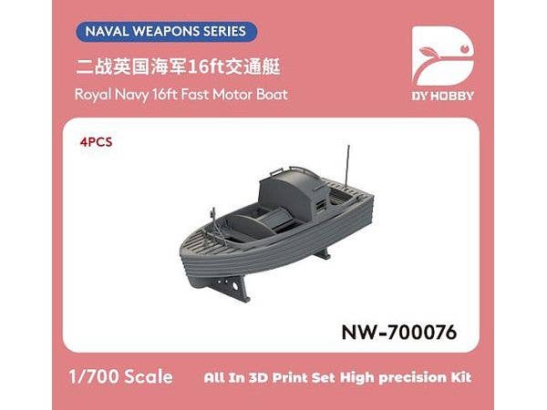 Royal Navy WWII 16ft Fast Motor Boats (4pcs)