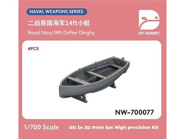 Royal Navy WWII 14ft Drifter Dinghies (4pcs)