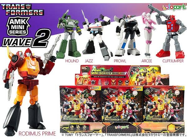 Blind BOX AMK MINI Series [AMK MINI WAVE2 Transformers/G1] 1Box 6pcs