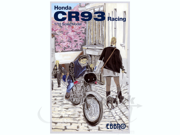 Ebbro 1:10 Honda CR93 Racing silver 10028 model car 10028