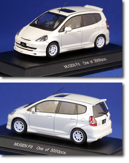 EBBRO 1/43 MUGEN Honda Fit PEARL WHITE | eBay