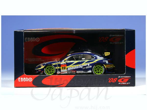 自動車 EBBRO SUPER GT 2008 Weds Sport IS350 #19 EBBRO 1/43 WedsSport IS350 SUPER GT300 2008 | アペックスの