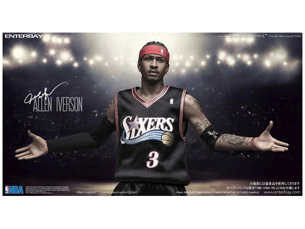 1/6 Real Masterpiece: NBA Collection – Allen Iverson Action Figure New –  ENTERBAY