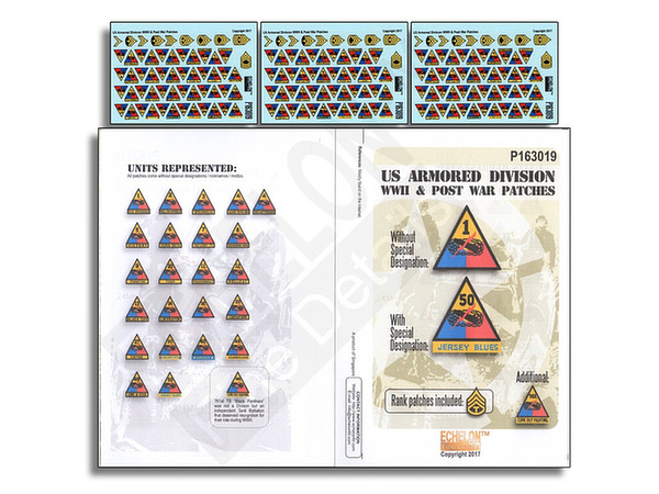 US Armored Division WWII & Post War Patches