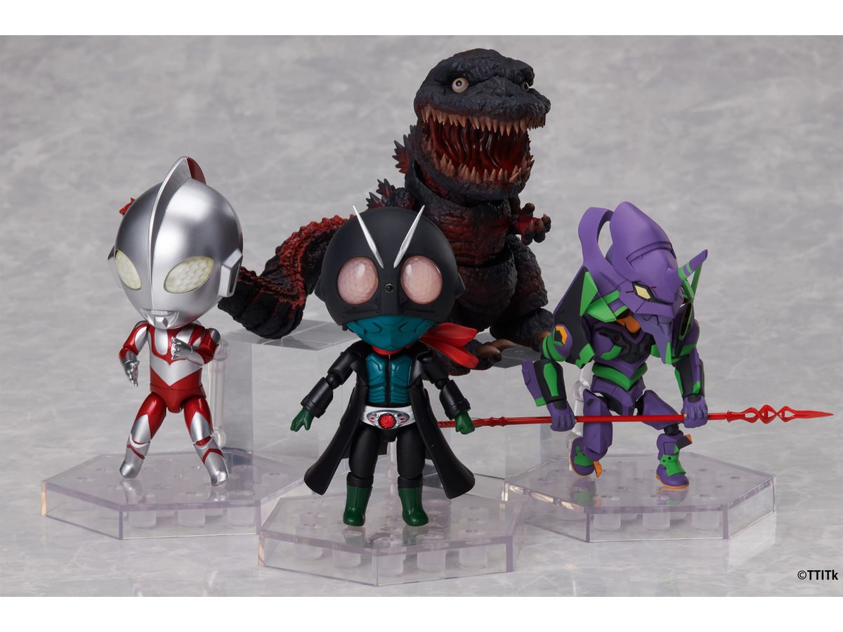 DFORM+ SHIN JAPAN HEROES UNIVERSE Full Action Deforme Figure (Set of 4)
