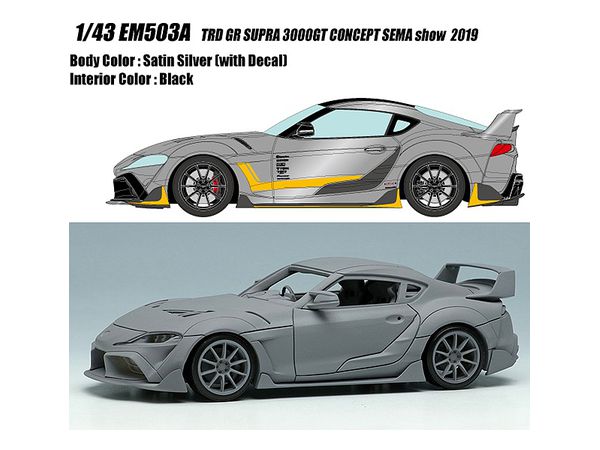 Toyota GR SUPRA TRD 3000GT Concept 2019 Sateen Silver (SEMA show 2019)