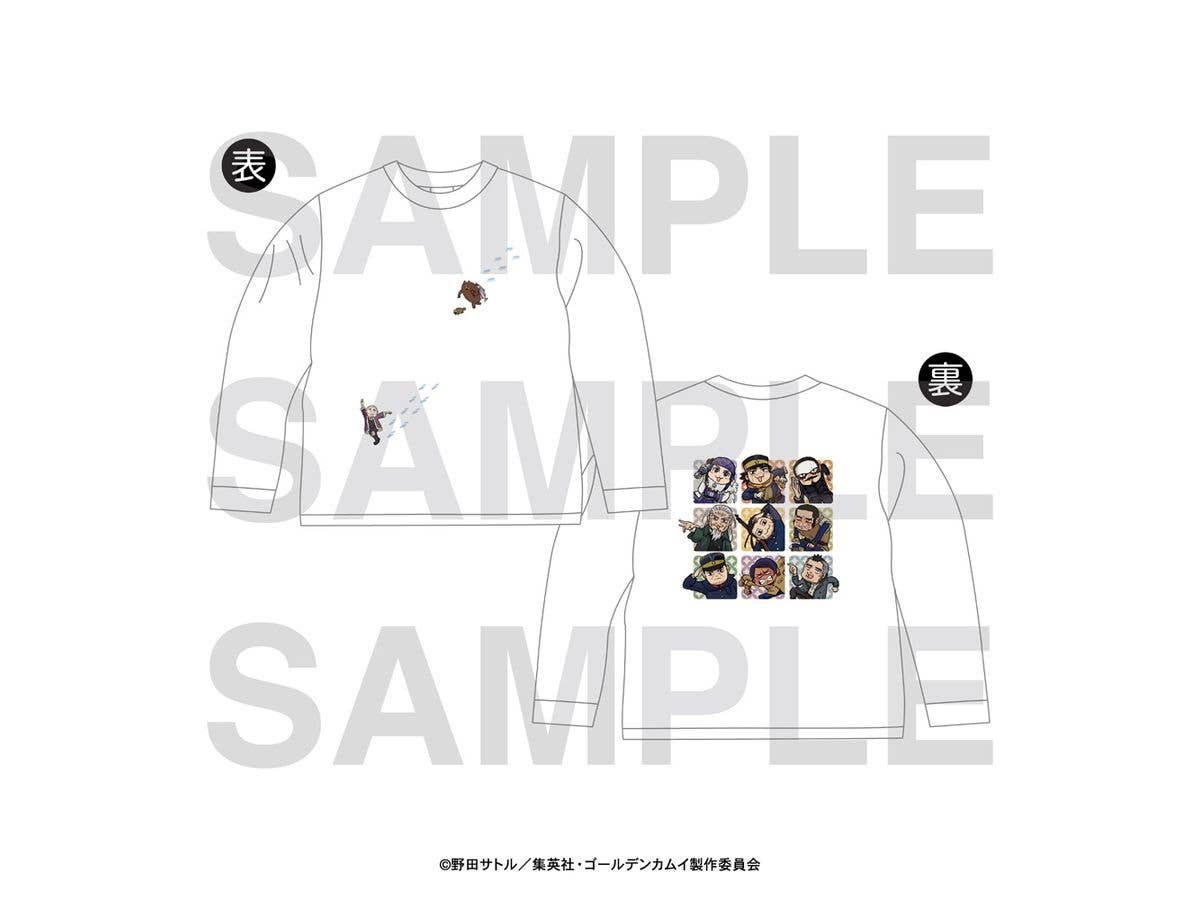 TV Anime Golden Kamuy x Kumamine: Long-Sleeve T-Shirt (Size L)