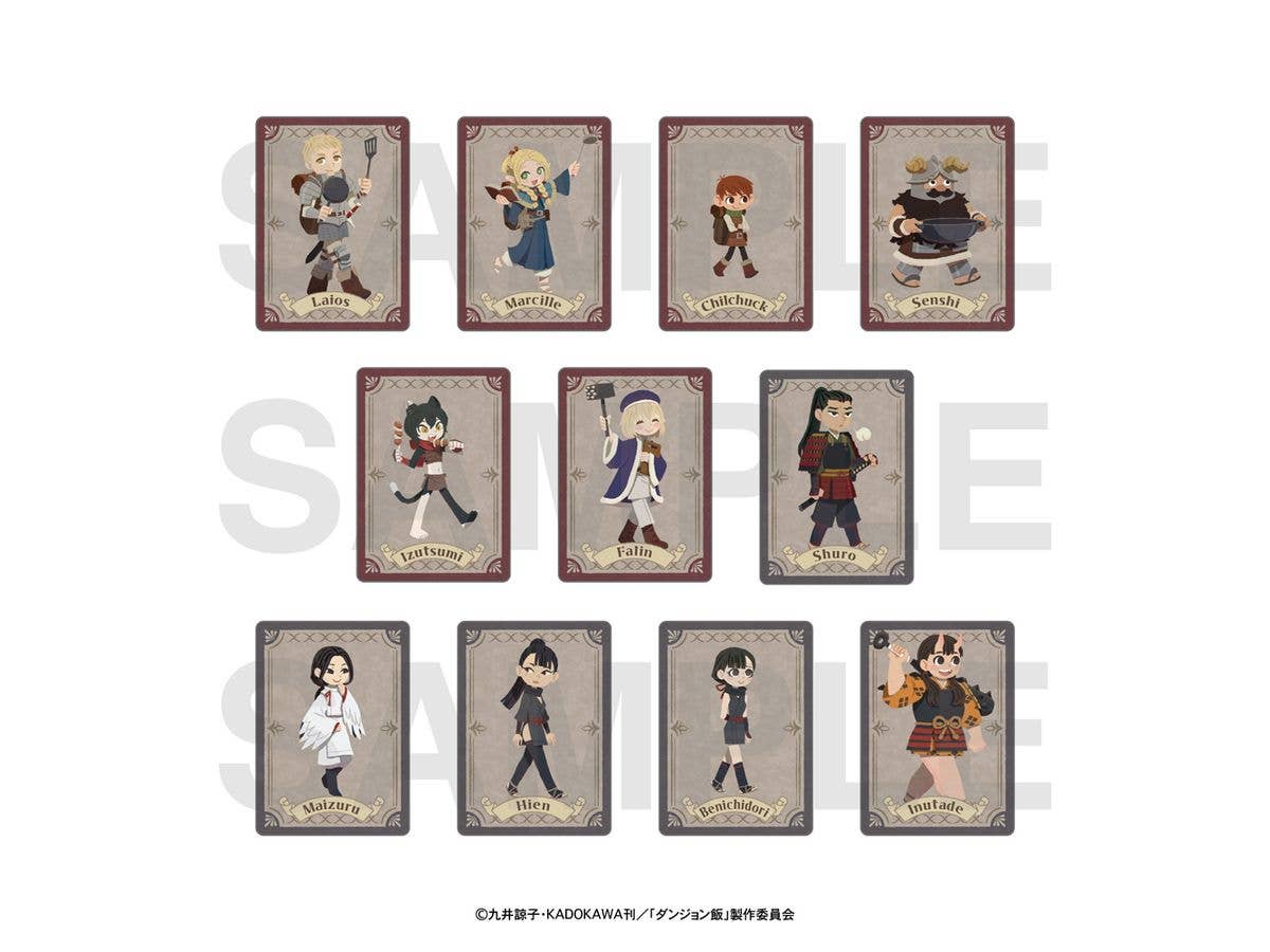 TV Anime Dungeon Meshi: Trading Cards - Art by Hyogonosuke - 1 Box (11 cards)