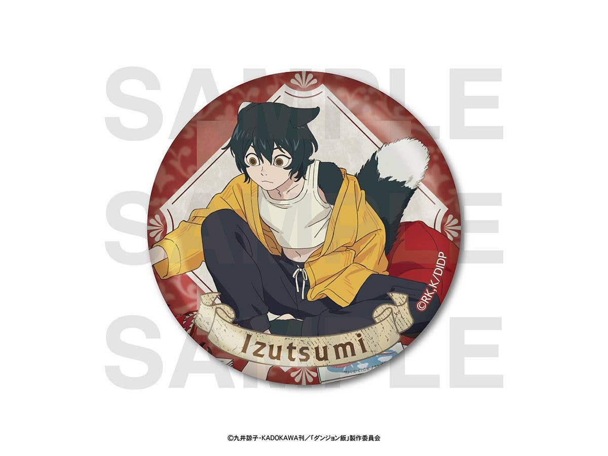 TV Anime Dungeon Meshi: Metallic Can Badge (Original Illustration) by Izutsumi