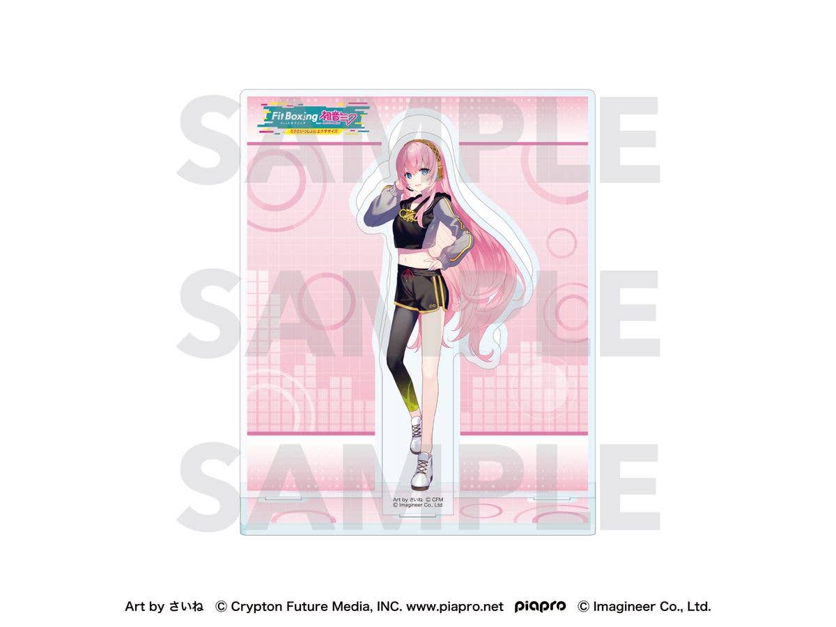 Piapro Characters: Fit Boxing feat. Hatsune Miku Art by Saine Acrylic Stand Megurine Luka