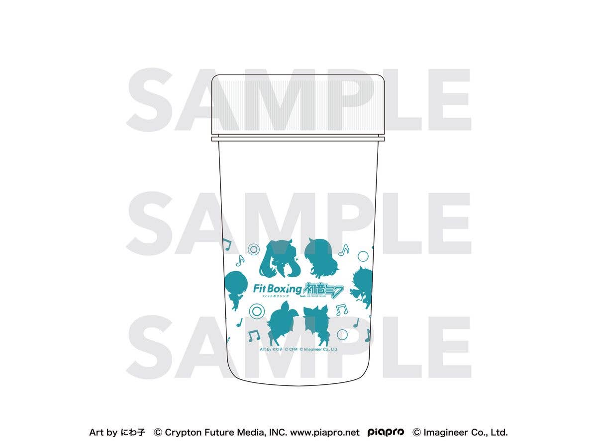 Piapro Characters: Fit Boxing feat. Hatsune Miku Art by Niwako Protein Shaker Deformed Character Set