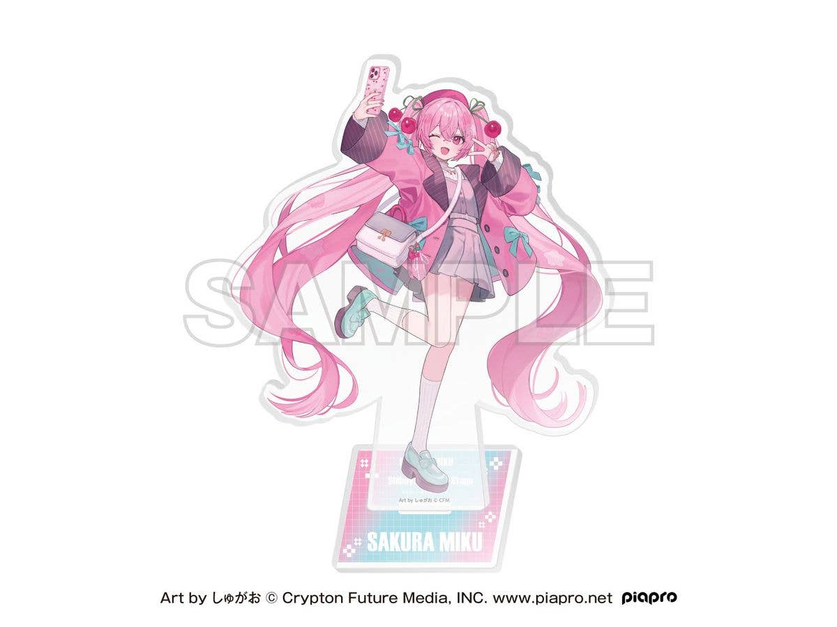 Sakura Miku x Shibuya Sakura Stage: Acrylic Stand - Art by Shugao