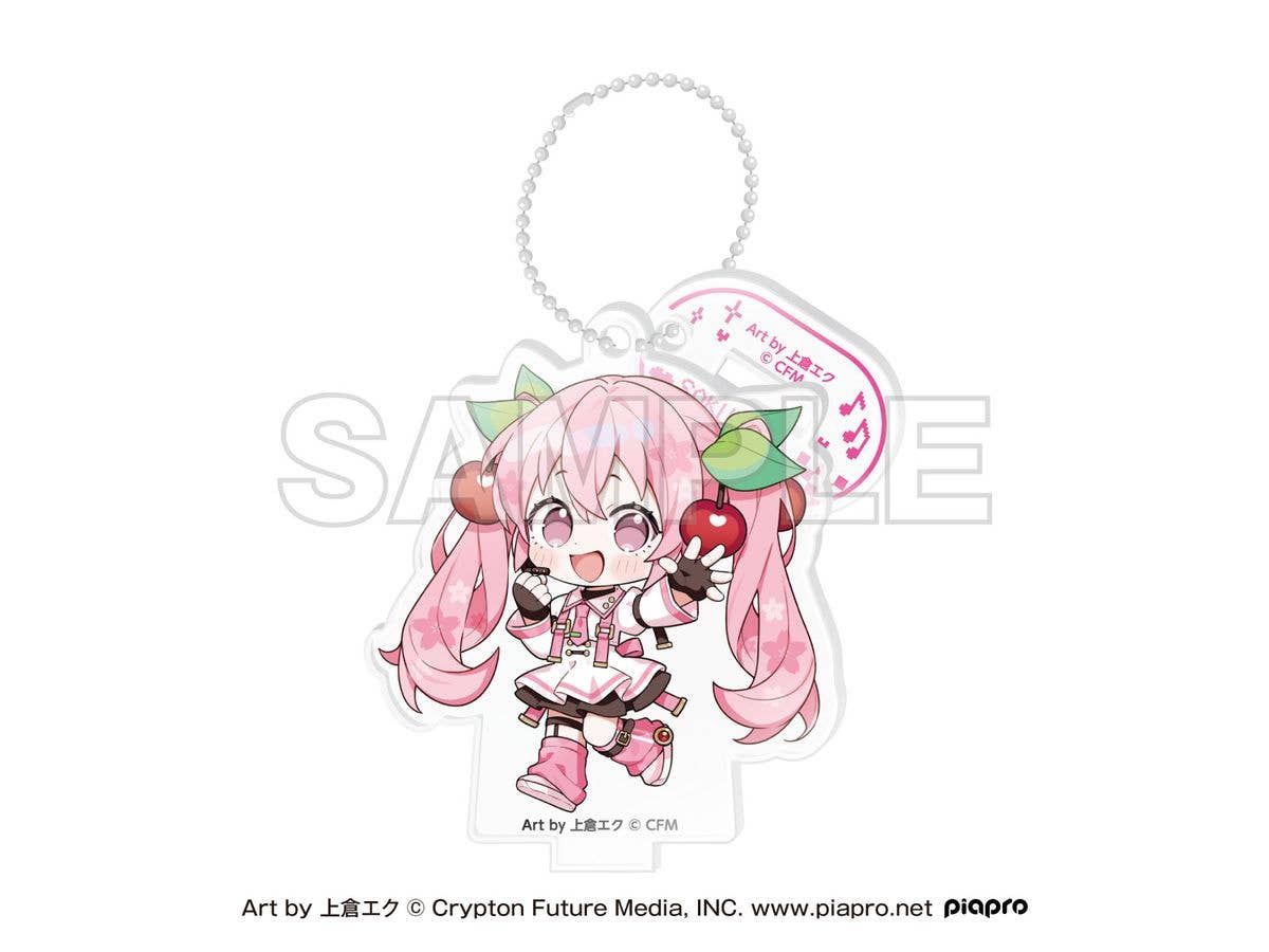 Sakura Miku x Shibuya Sakura Stage: Mini Character Stand Keychain A