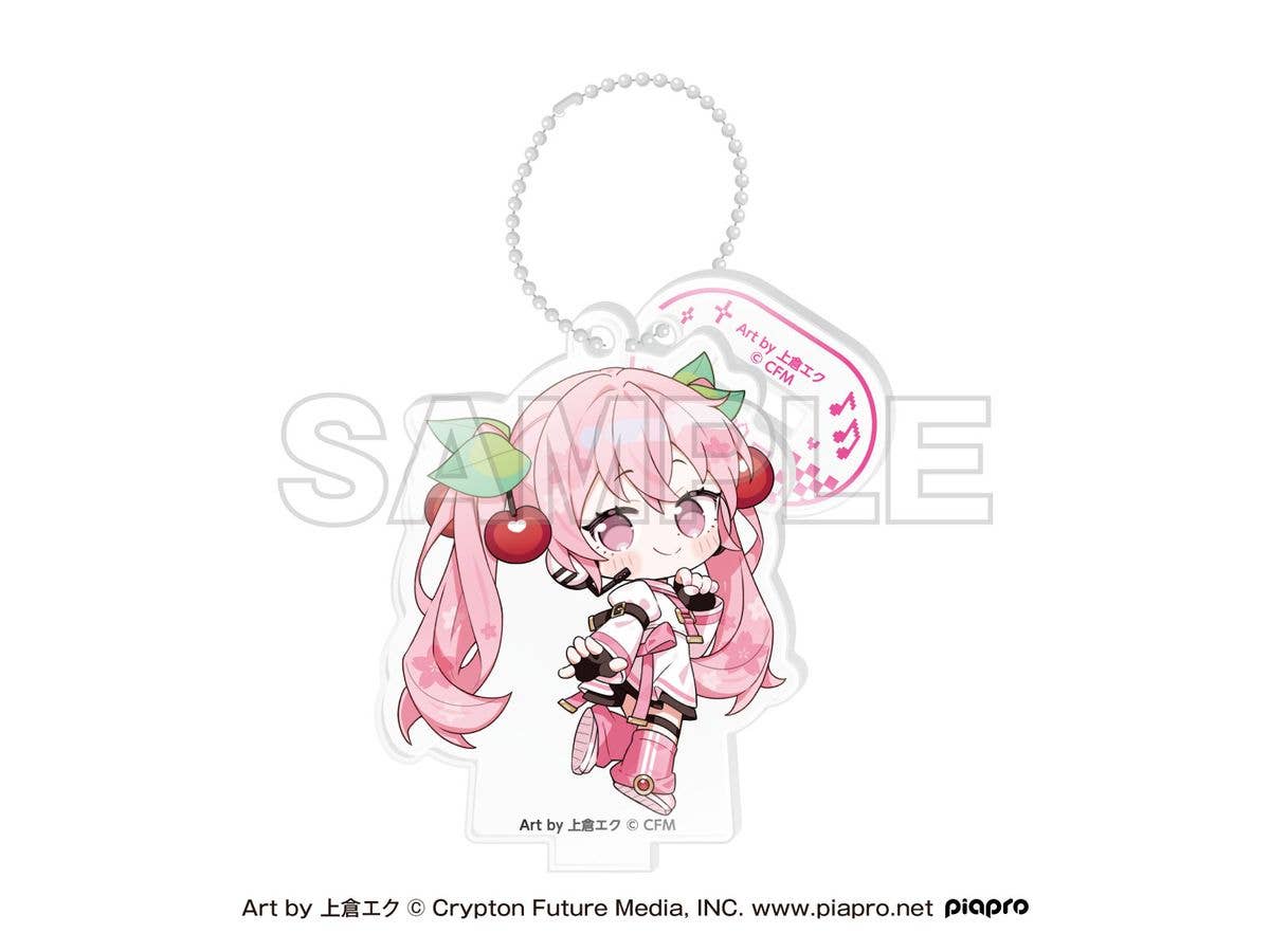 Sakura Miku x Shibuya Sakura Stage: Mini Character Stand Keychain B