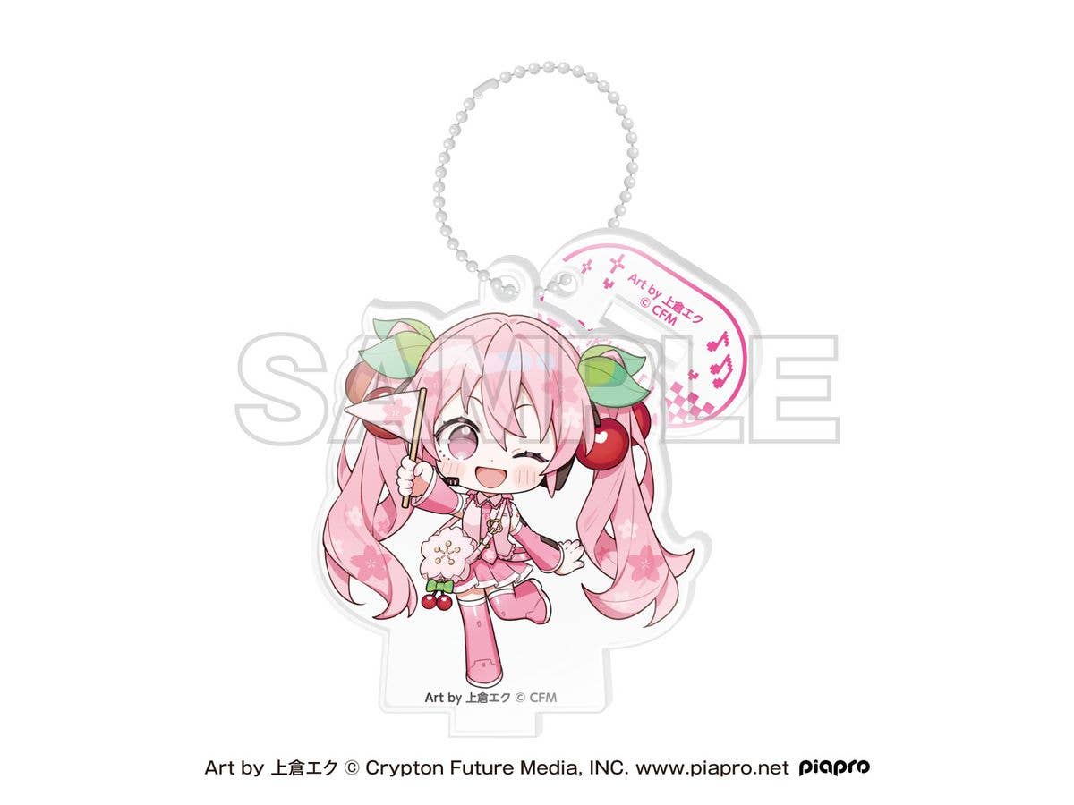 Sakura Miku x Shibuya Sakura Stage: Mini Character Stand Keychain C