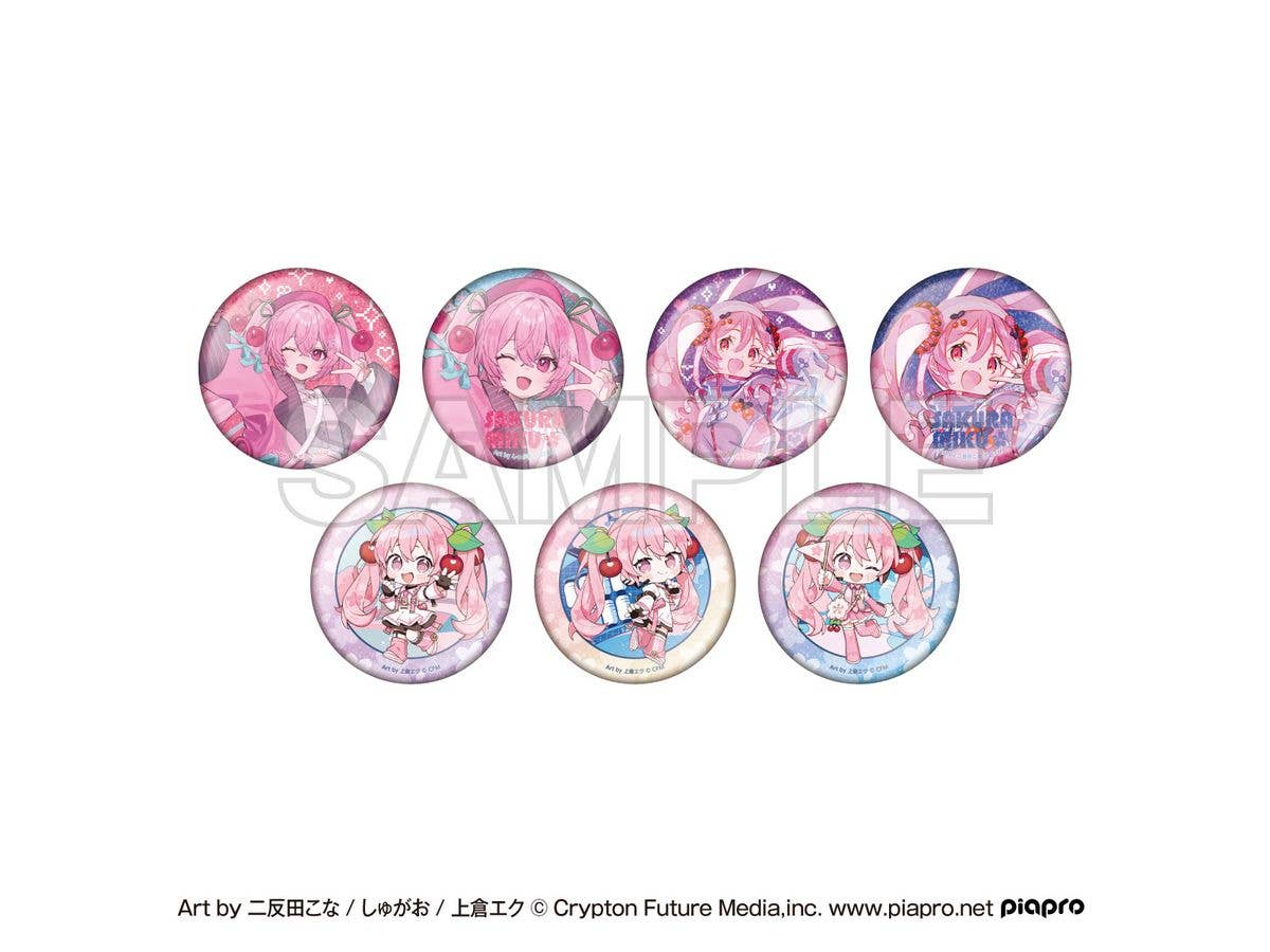 Sakura Miku x Shibuya Sakura Stage: Trading Can Badge 1 Box (7 pieces)