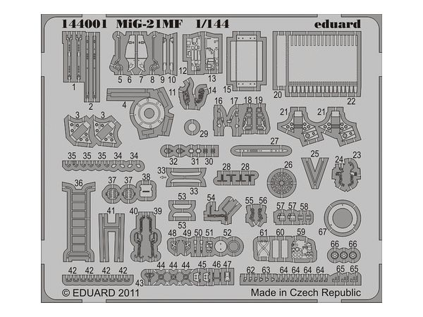 MiG-21 MF Etching Parts (for Eduard)