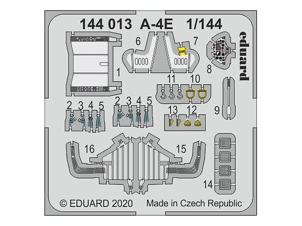 A-4E Photo-Etched Parts (for Eduard/Platz)