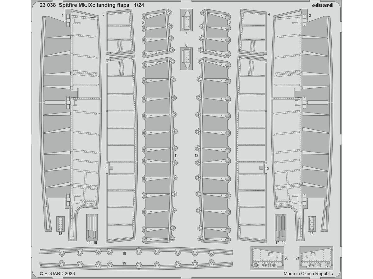 Spitfire Mk.IXc Landing Flaps Photo Etched Parts