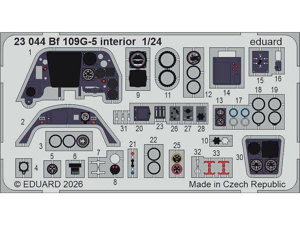 Bf 109G-5 interior (For AIRFIX)