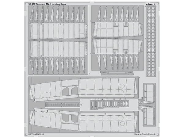 Tempest Mk.II Landing Flaps (Special Hobby)