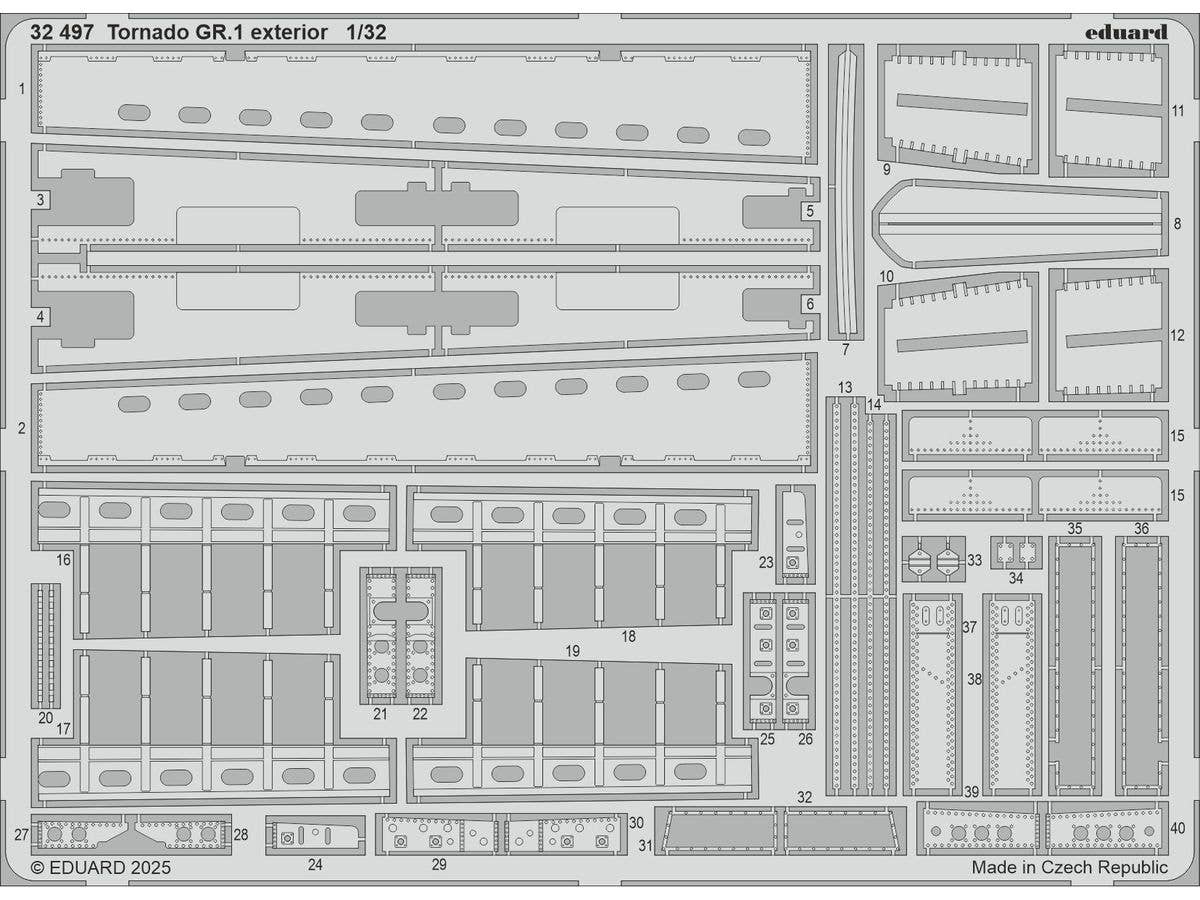 Tornado GR.1 exterior (For ITALERI)