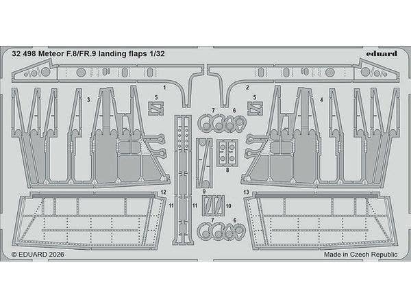 Meteor F.8/FR.9 landing flaps (For REVELL)