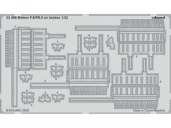Meteor F.8/FR.9 airbrakes (For REVELL)