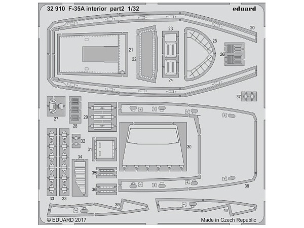 F-35A Interior (for Italeri)