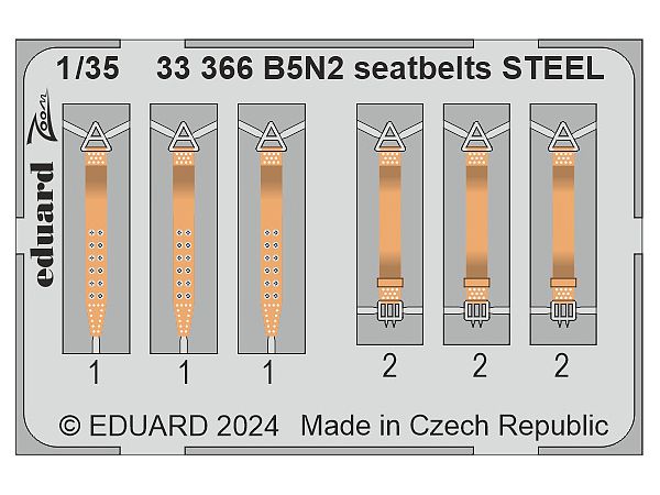 B5N2 Seatbelts STEEL Zoom (for BORDER MODEL)