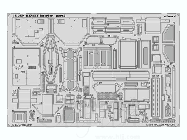 HEMTT Interior (for Italeri)