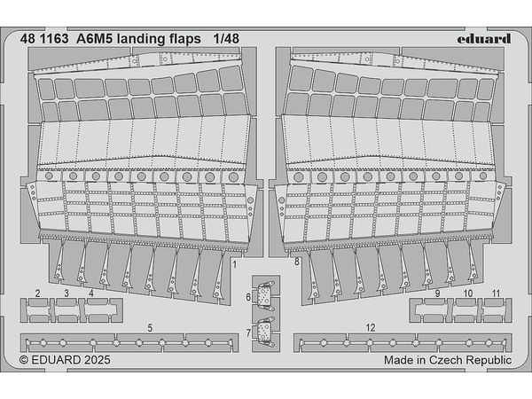 A6M5 landing flaps (Eduard)