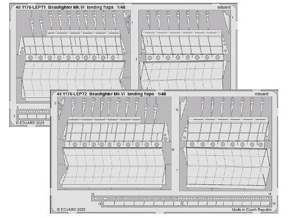 Beaufighter Mk.VI landing flaps (For REVELL)
