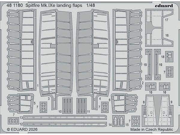 Spitfire Mk.IXe landing flaps (For AIRFIX)