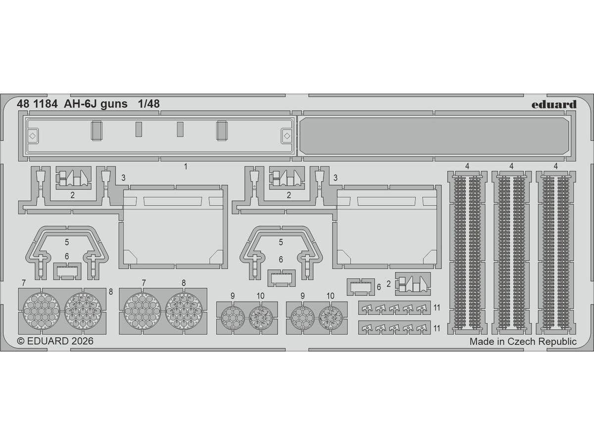 AH-6J guns (for ICM)
