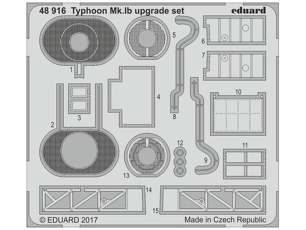 Typhoon Mk.Ib Upgrade Set (for EDUARD)