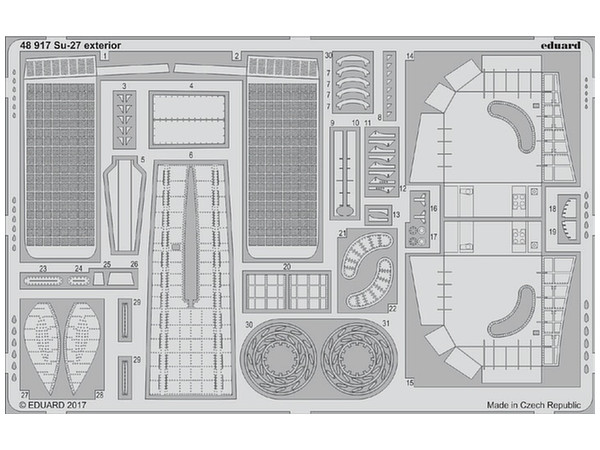 Su-27 Exterior (for HOBBY BOSS)