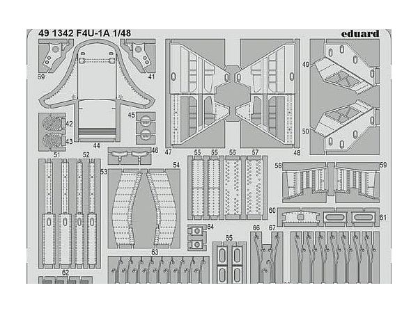 F4U-1D Photo Etched Parts