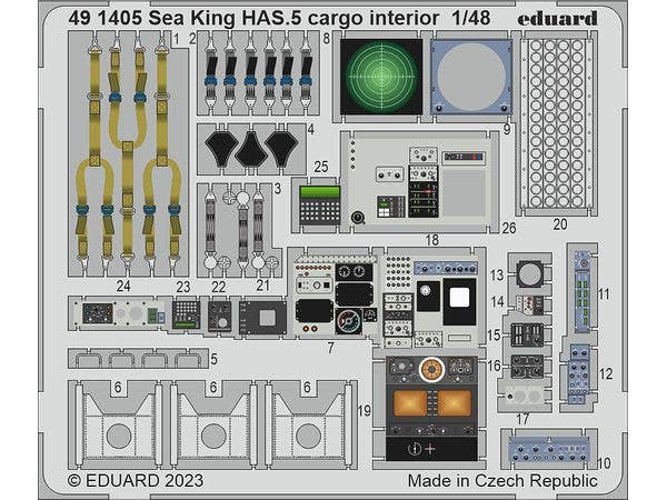 Sea King HAS.5 cargo interior (for AIRFIX)