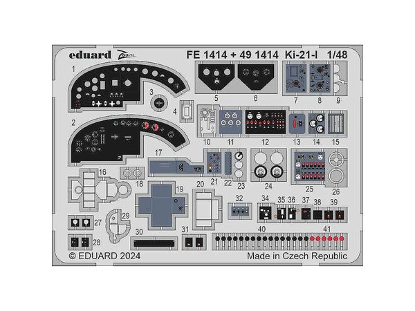 Ki-21-I Photo etched (for ICM)