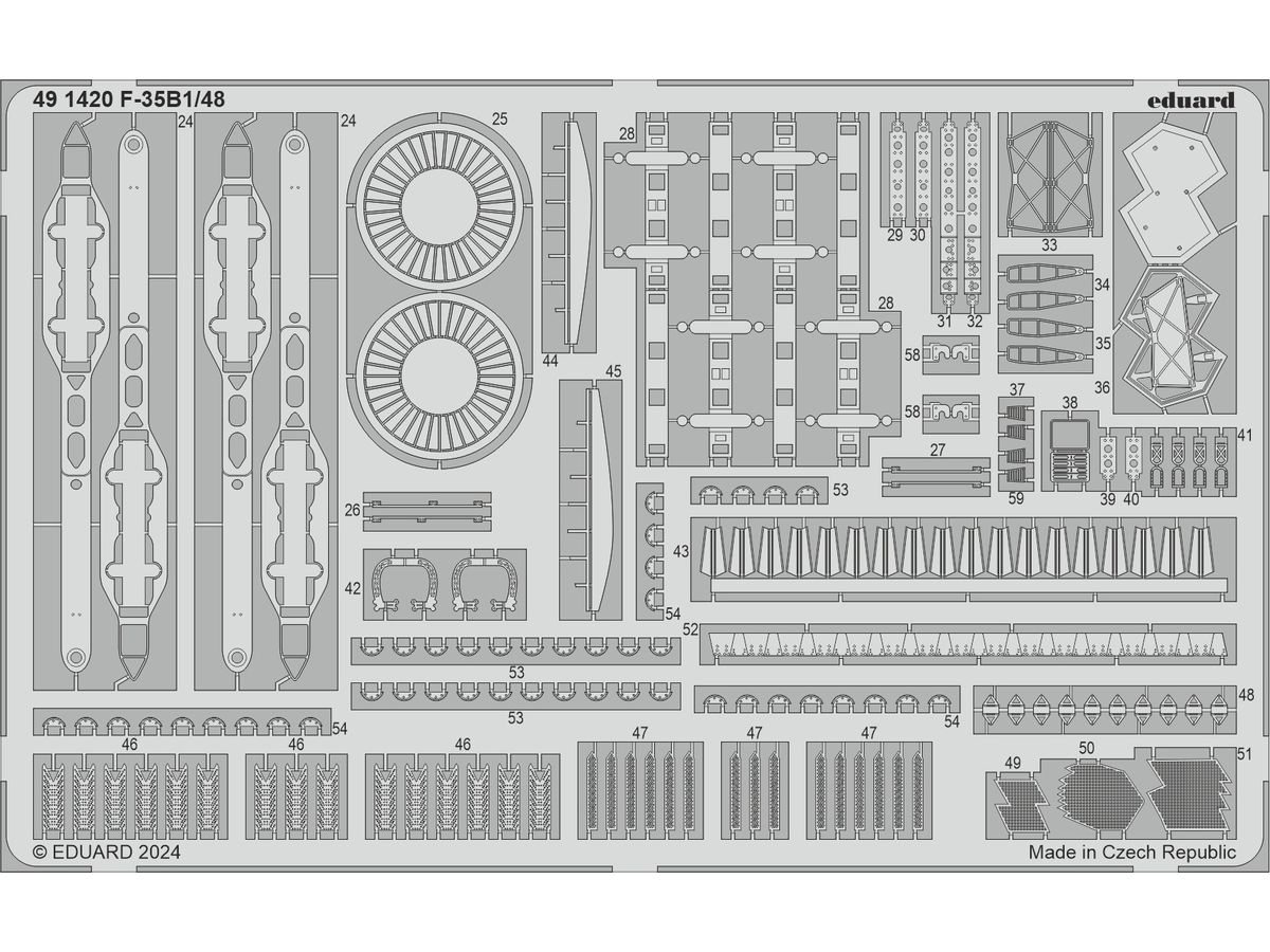 F-35B Photo Etched (for Tamiya)