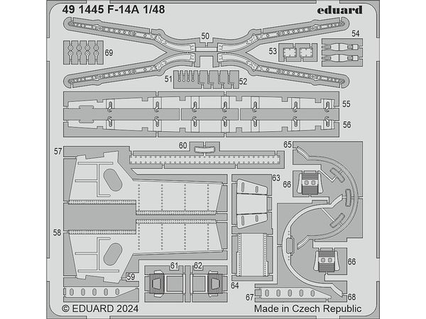 F-14A Photo etched (for GREAT WALL HOBBY)