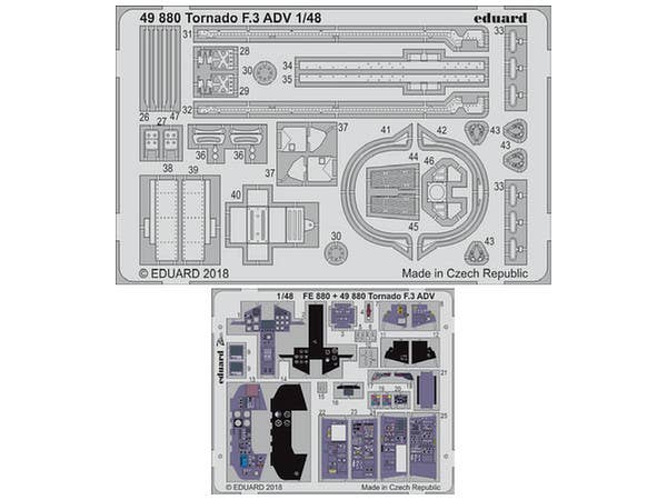 Tornado F.3 ADV Interior Photo Etched Set (for Revell)