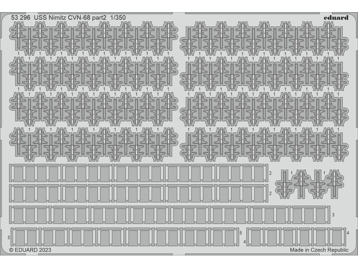 USS Nimitz CVN-68 part 2 Photo etched (for TRUMPETER)