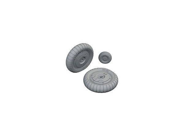 Bf 109G-5/6 wheels (For AIRFIX)