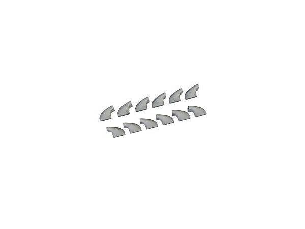 Bf 109G-5/6 exhaust stacks PRINT (For AIRFIX)