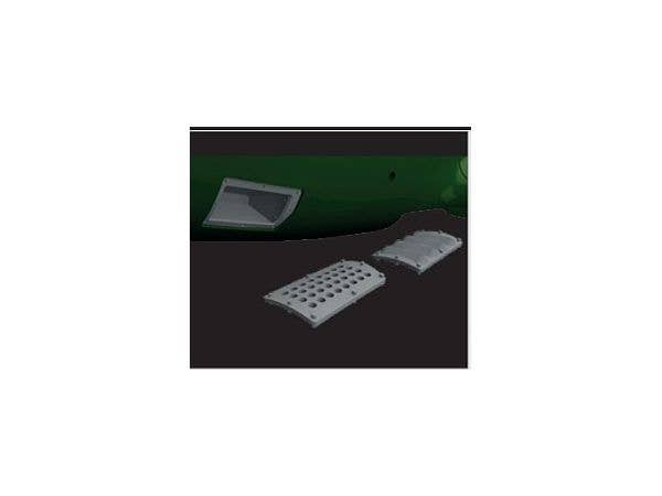 P-51B/C nose perforated panels PRINT (for EDUARD)