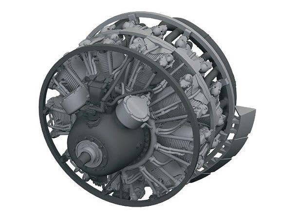 B-26B/C engines PRINT (For ICM)