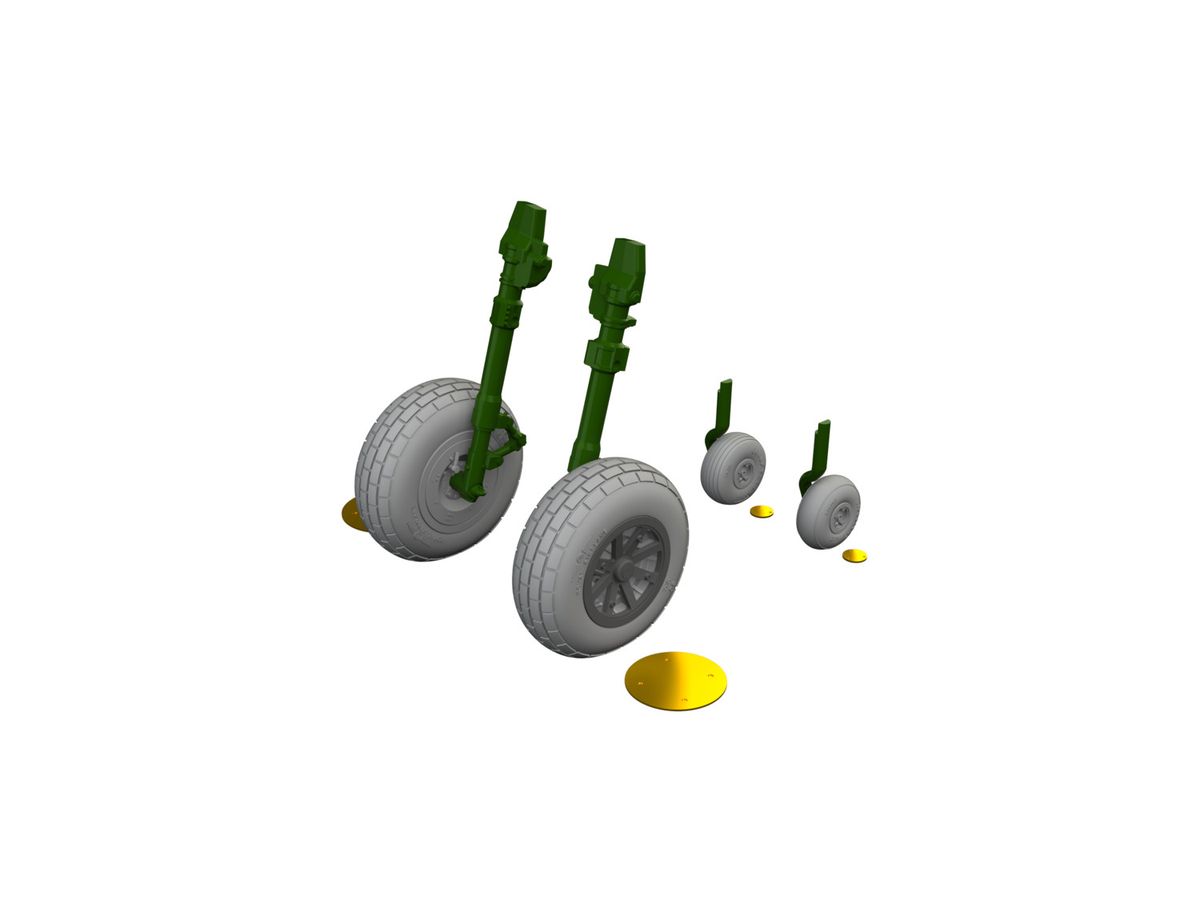 P-40E wheels block tread