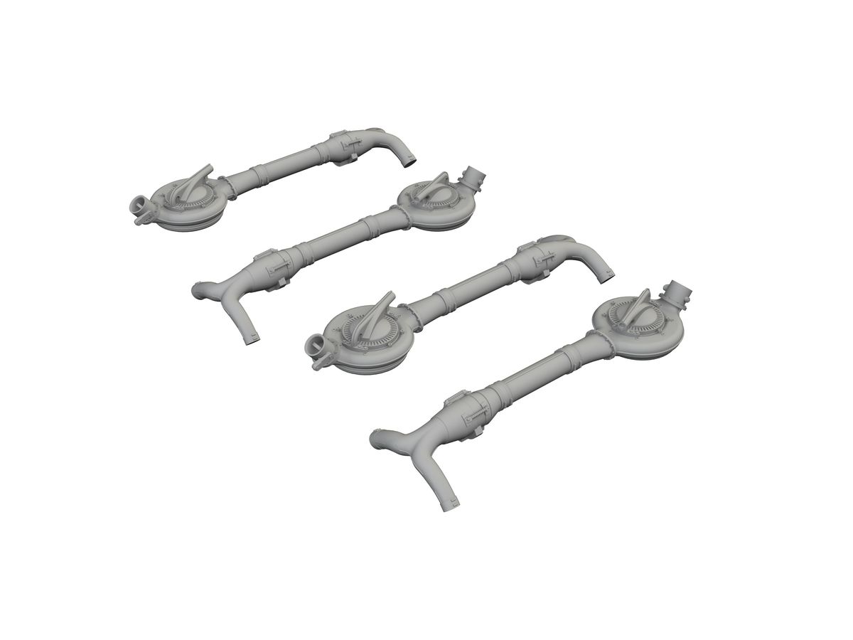 B-24D turbochargers (For Hobby Boss)